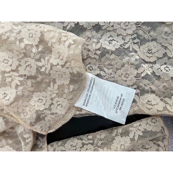 Emory Park‎ Women's high neck lace top in taupe Size Small NWT - Picture 8 of 10